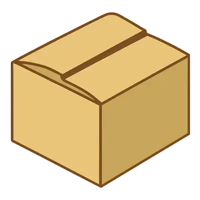 A式の段ボールのイラスト